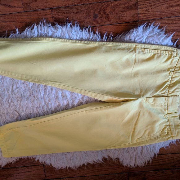 J. Crew Scout Yellow Cropped Chino Pants - Picture 3 of 5